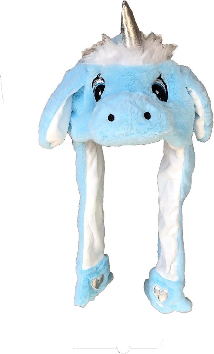 Kawaii Licorne Bleu Bonnet - Schattige eenhoorn - Blauw