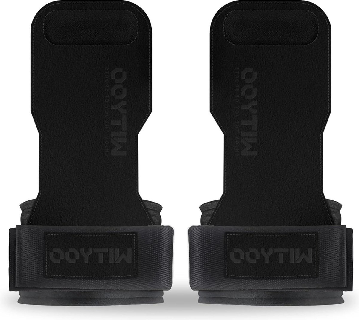 Polsbanden met kussen-polslus antislip liftbanden voor gewichtheffen - deadlifting powerlifting pull-ups - gevoerde gewichthefhandschoenen met bandjes voor deadlift