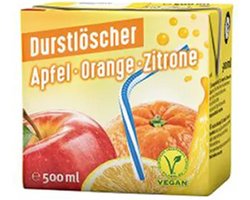 Durstlöscher Apfel, Orange, Zitrone 12x 500ml