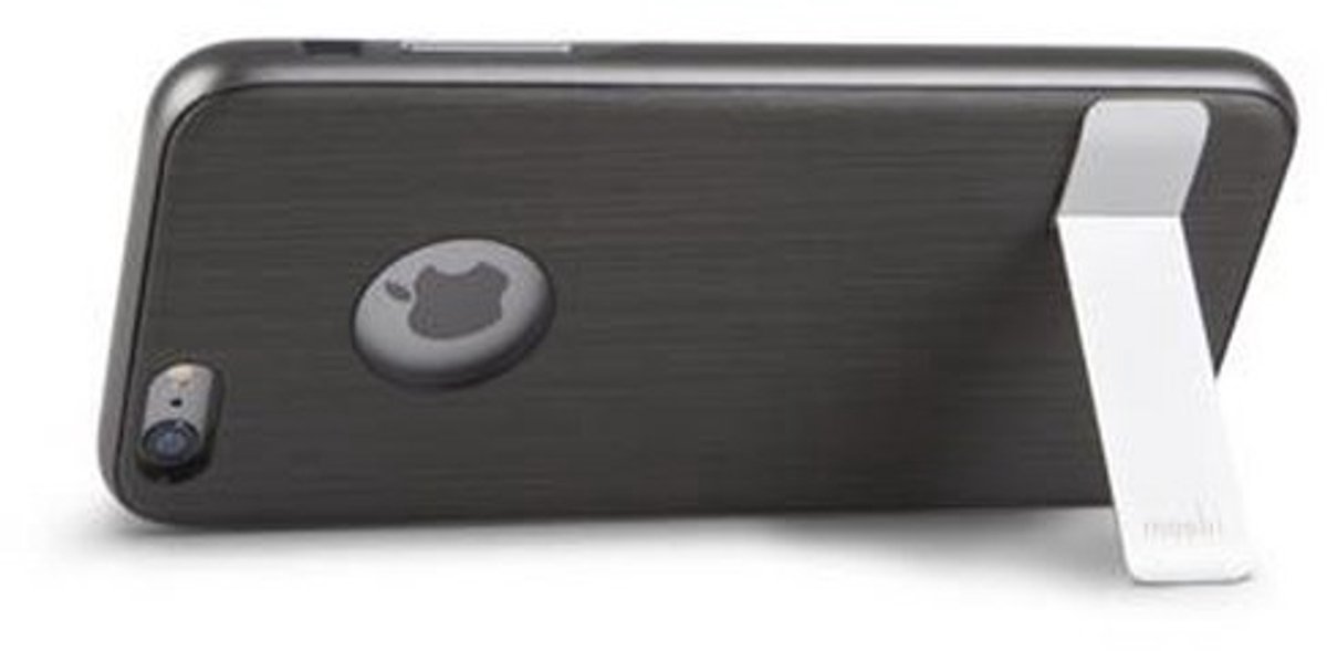 Moshi, Beschermhoes Geschikt voor Apple iPhone 6 Plus/6SPlus iGlaze Rigid met standaard KAMELEON, Zwart