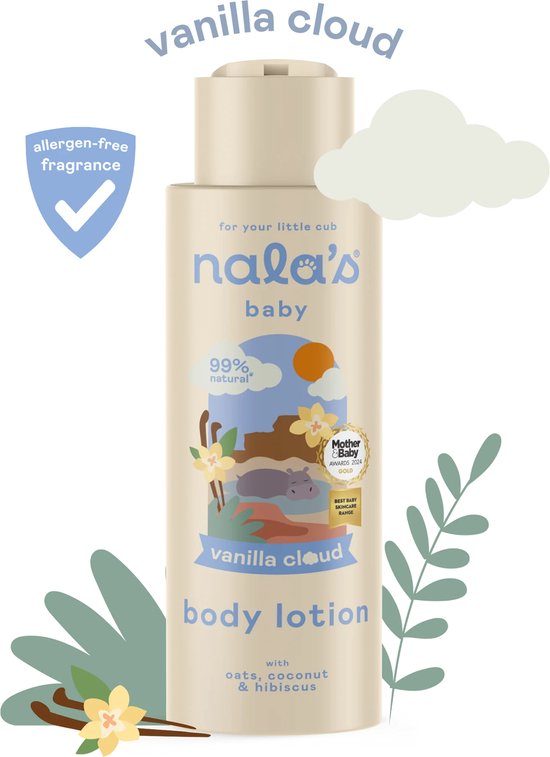 Nala's Baby Body Lotion Vanilla Cloud 400 ML van Merkloos — afbeelding 3