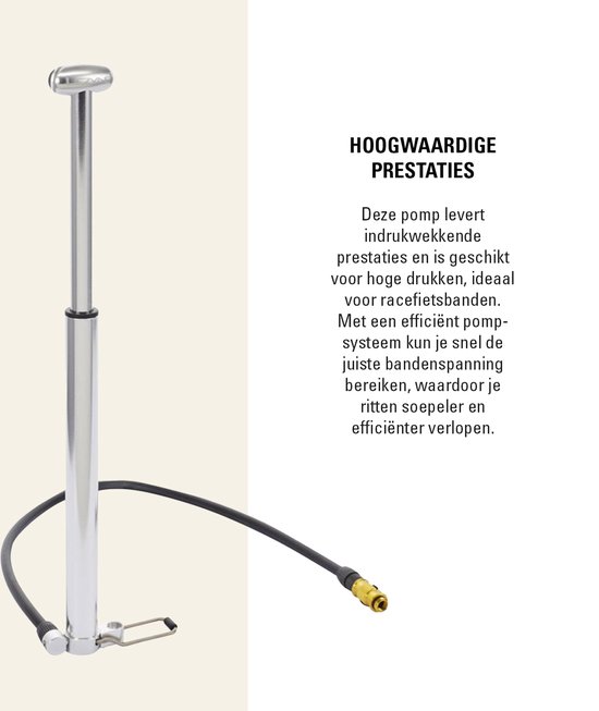 Lezyne Steel Floor Drive Tall Vloerpomp Gloss Zwart