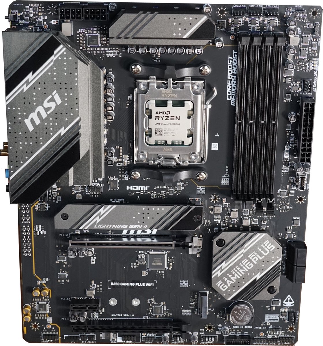 Azerty Combo MSI 9600X Kit - B650 Gaming Plus WiFi - AMD Ryzen 5