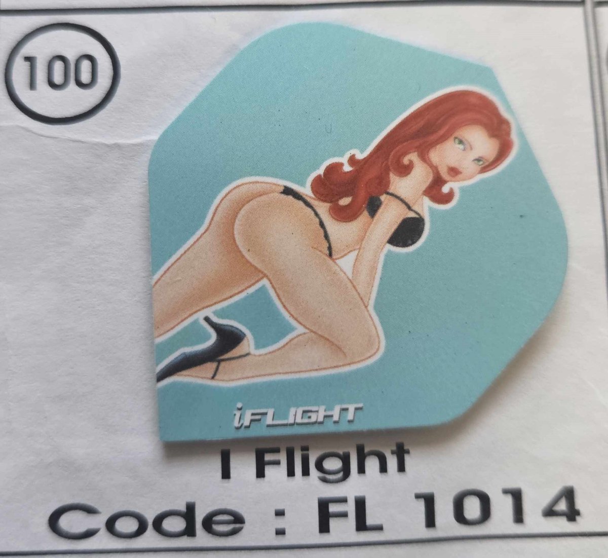 Dart Flights - 10 sets (30 stuks) - 100 micron - 1014 - sexy flights