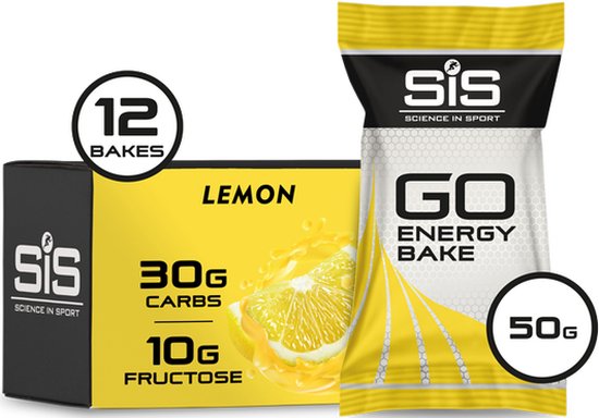 Science in Sport - SIS GO Energy Bake Bar - Lemon Smaak - Energiereep - 30g Koolhydraten & 10g Fructose - 12 x 50 gram van Science in Sport — afbeelding 3