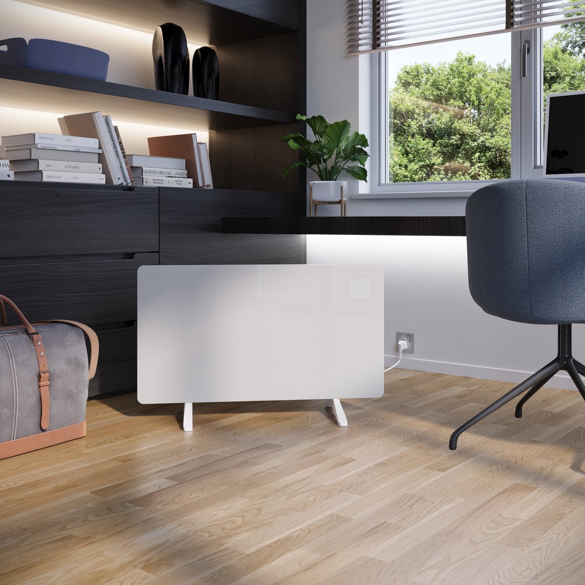 Princess 348348 Infraroodpaneel – 480W Elektrische Verwarming met Slimme Thermostaat, App-bediening - WiFi - Timer & Open Raam Detectie – Energiezuinig en Duurzaam - Wit – foto 6