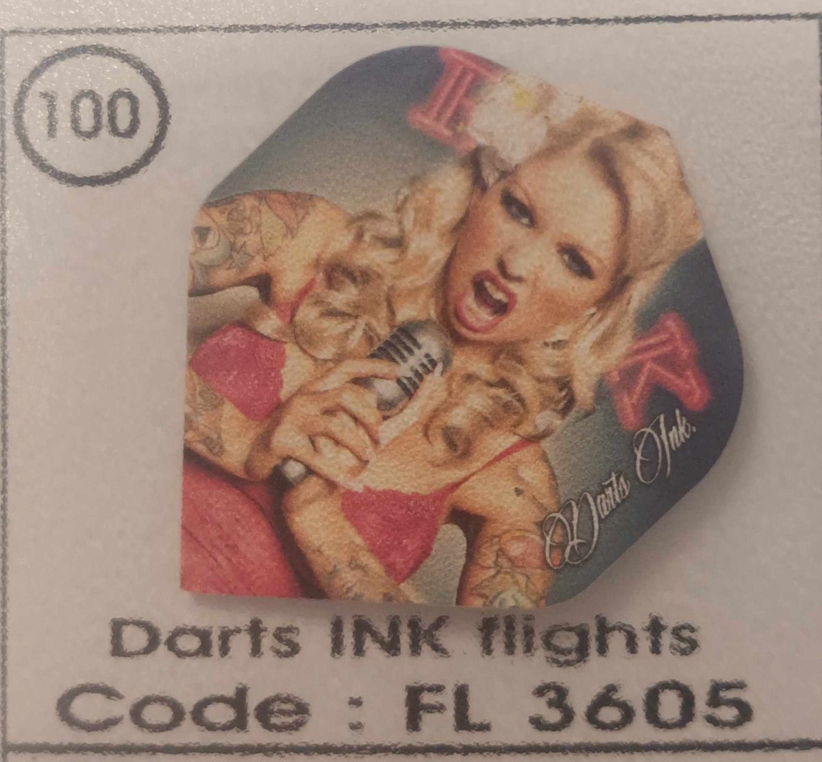 Dart Flights - 10 sets (30 stuks) - 100 micron - 3605