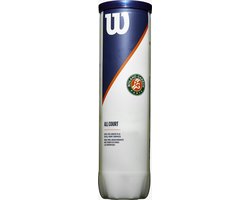 Wilson Roland Garros All Court - tennisballen - 4 stuks - geel