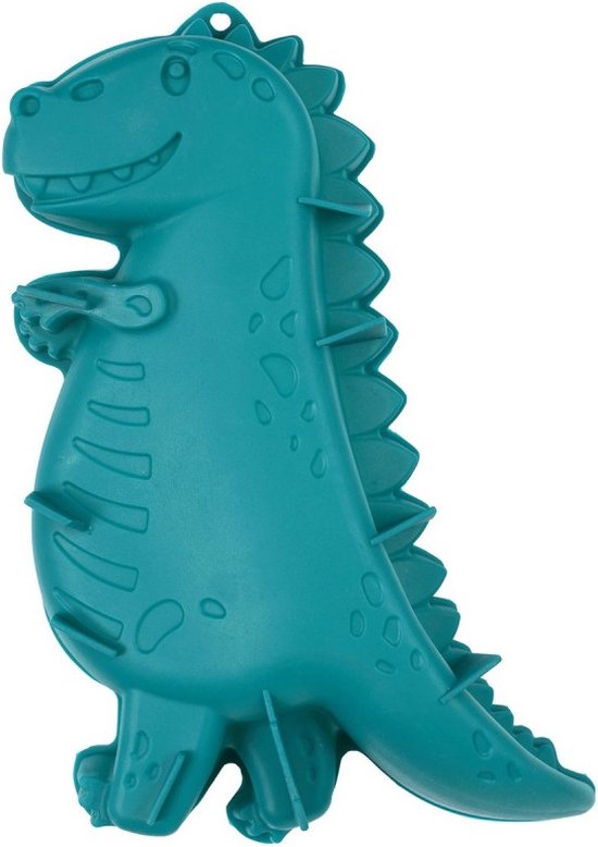 Siliconen bakvorm - dinosaurus - grappige dino - 15 x 29 x 6 cm