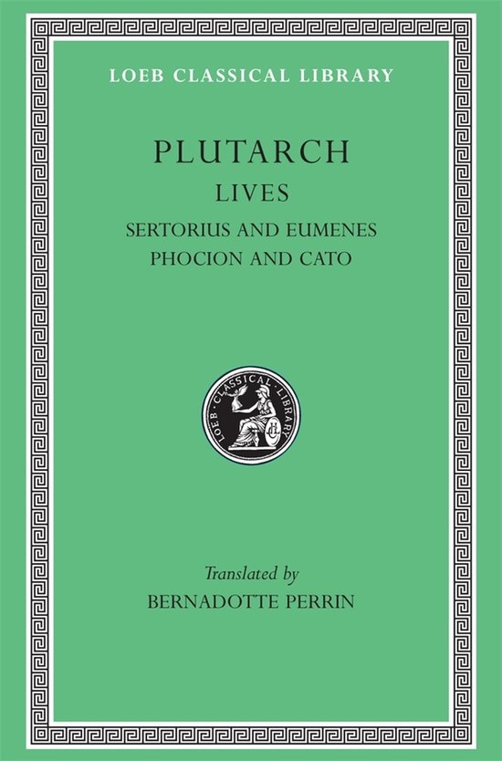 Parallel Lives - Sertorius & Eumenes Phocion & Cato Younger  ... - cover