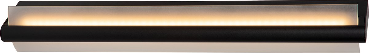 Lucide WANDA - Wandlamp Badkamer - LED - 1x19W 3000K - IP44 - Zwart