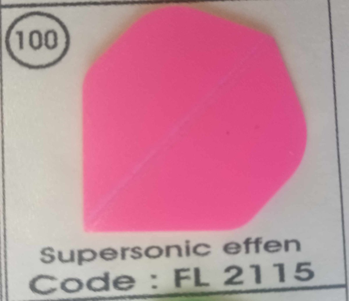Dart Flights - 10 sets (30 stuks) - 100 micron - 2115 - roze