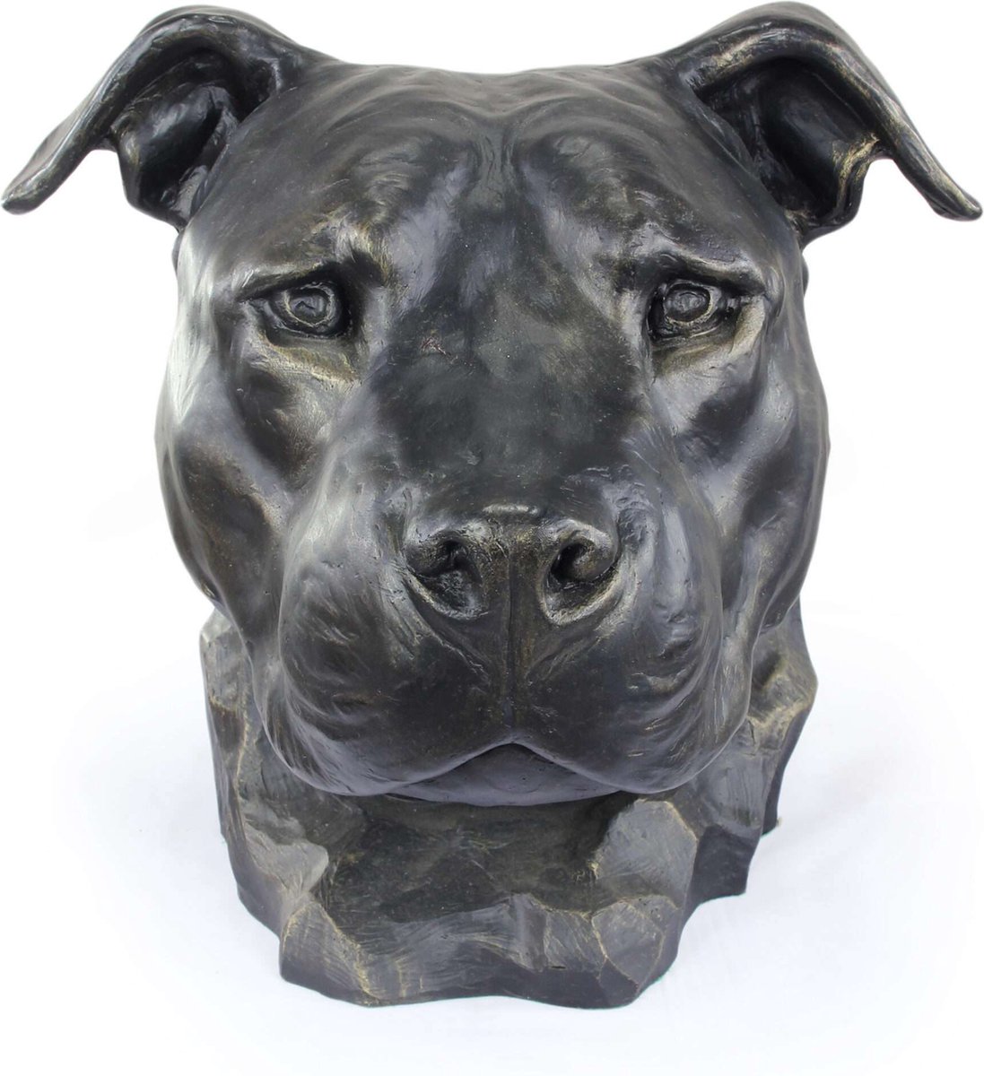Urn voor hondenas van American Staffordshire Terrier - Tuinbeeld hond