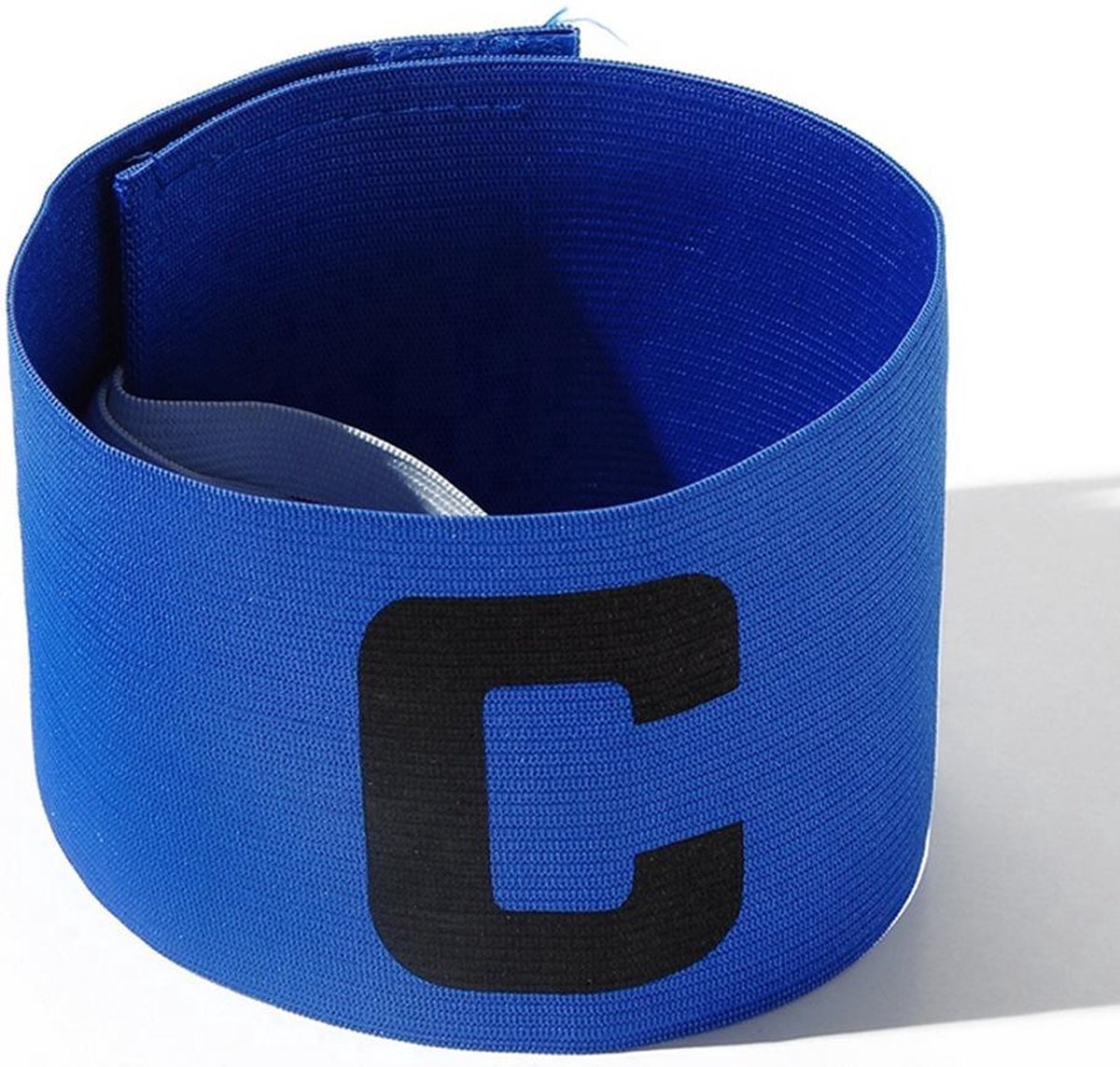 CHPN - Aanvoerdersband - Captainsband - Voor Voetbal - Hockeyaanvoerders - Senior - C-Captain - Teamcaptain - Universeel - Blauw - Verstelbaar