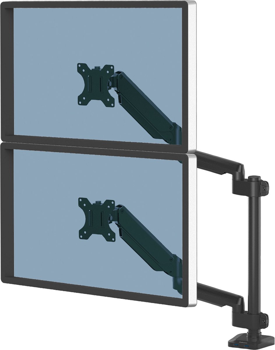 Fellowes monitor arm - dubbel verticaal - 2 schermen - Platinum Series - 32 inch