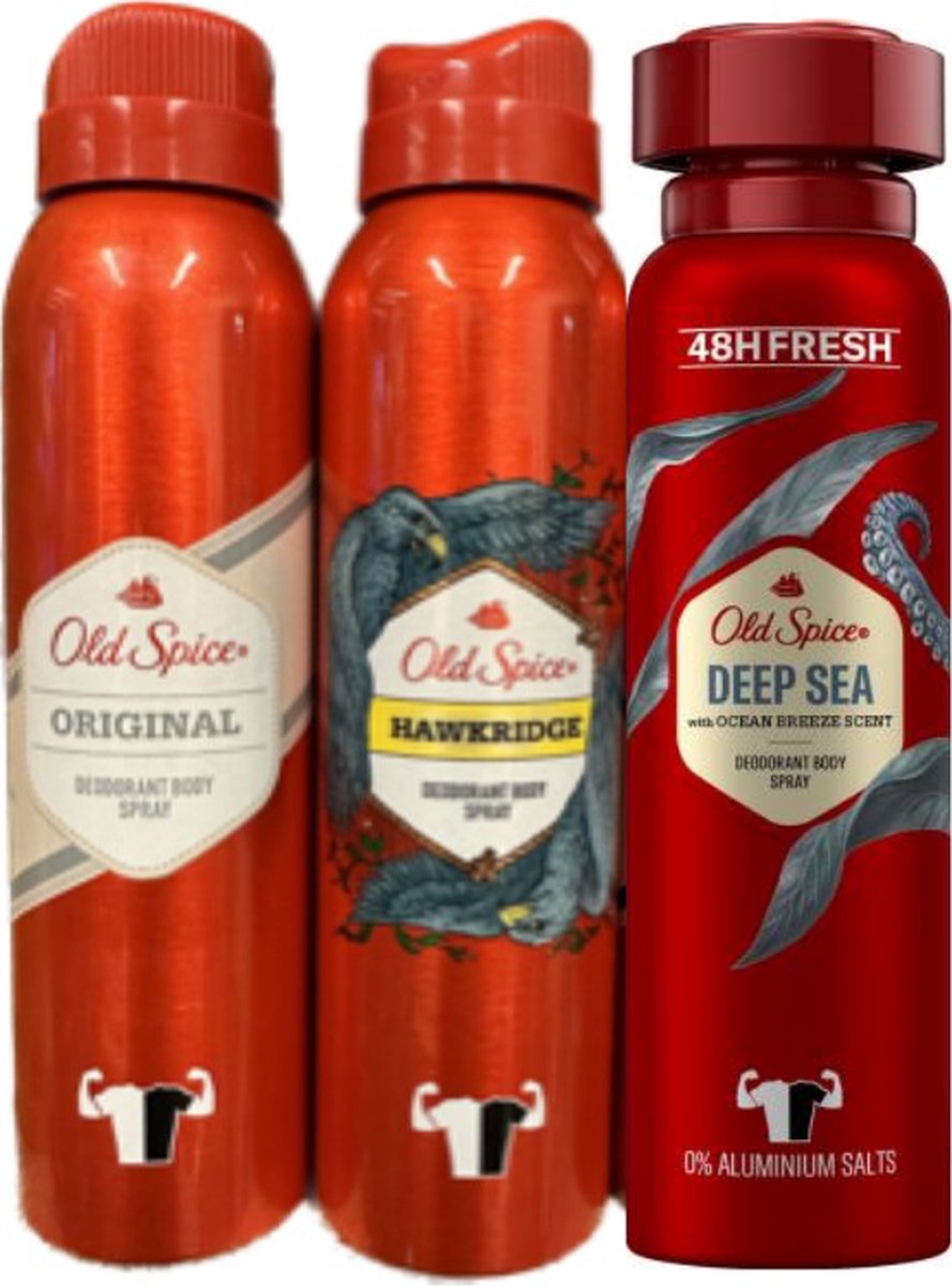 Goedkoopste Old Spice Deo Spray Try Out - Original / Wolfthorn / Whitewater