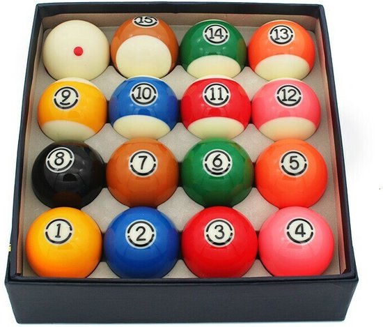 Foto: Pegasi 5 star poolballen set 57 2mm pro fenolhars duurzame pool ballen biljartballen biljart