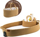 Muuzey Verschoonmand incl. luiermand - Mozesmand - Verschoonmand XL - Incl. Extra comfortabel Matras en Matrashoes - Aankleedkussen - Luxe Verschoonmand - Verschoonkussen - Changing Basket - Handgemaakt