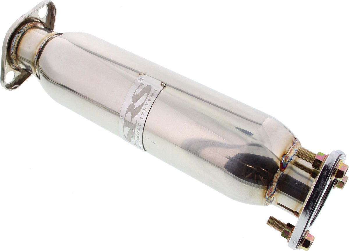 SRS Gedempte Decat S Style 60.5mm Roestvrij Staal Honda Civic,CRX,Shuttle
