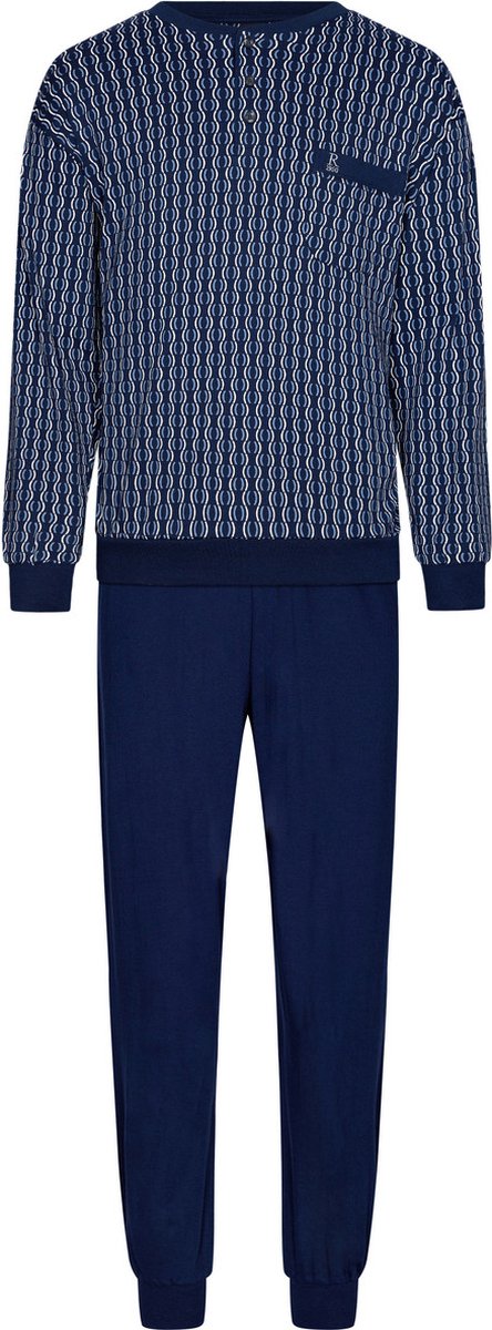 Warme Robson heren pyjama - Blauw - Maat - 50