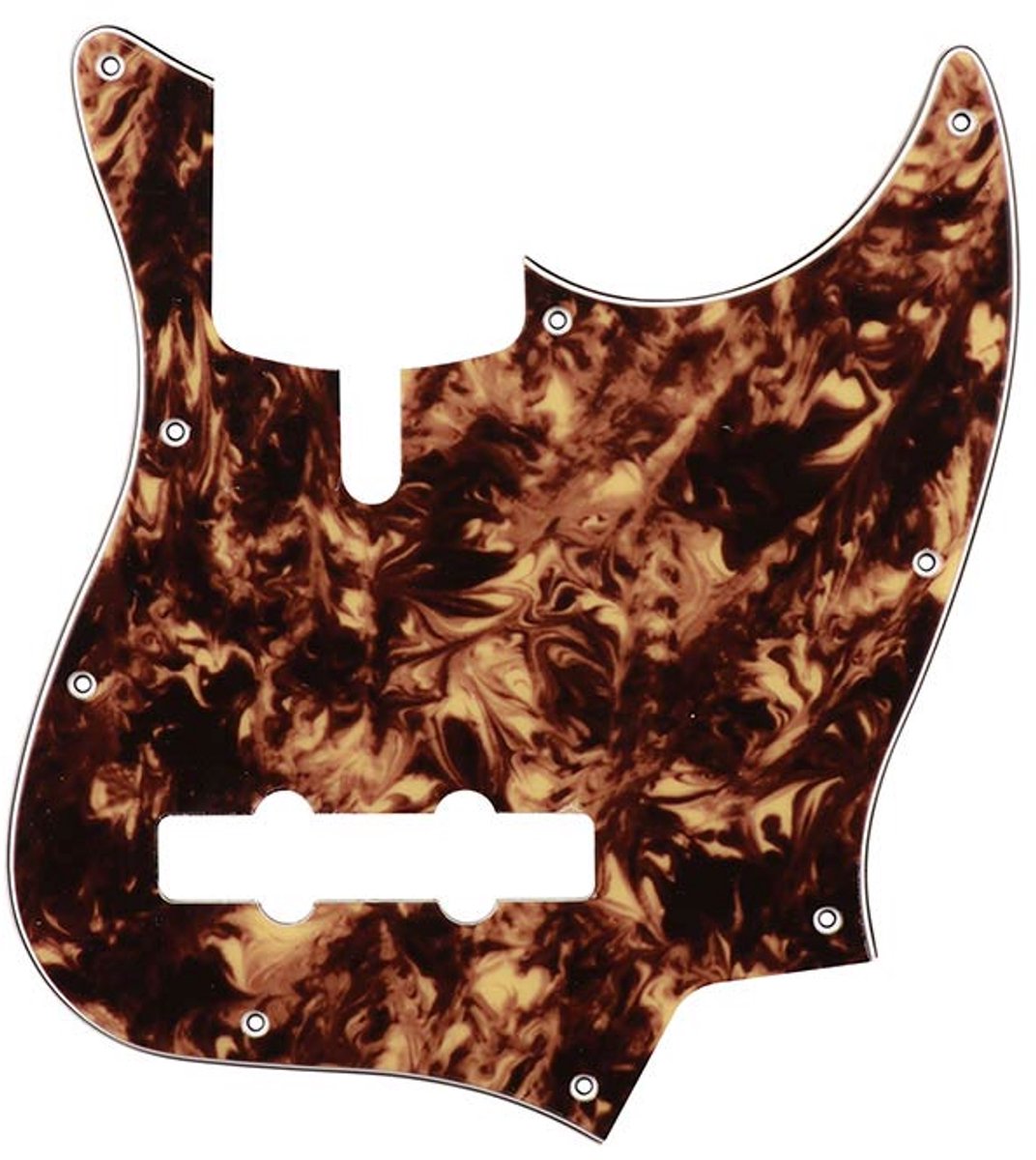 Boston M5V-310-MY pickguard, Sire Marcus Miller V-series 5-string, 3 ply, marble yellow
