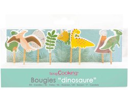 ScrapCooking Kaarsen Dino set/8