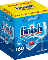 Bol.com Finish Power All in One Regular Vaatwastabletten - 160 Stuks - halfjaarbox aanbieding