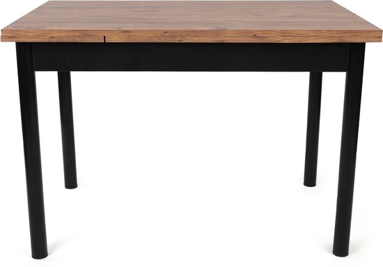 GIANTEX Eetgroep eettafel met 4 stoelen, eetkamergroep