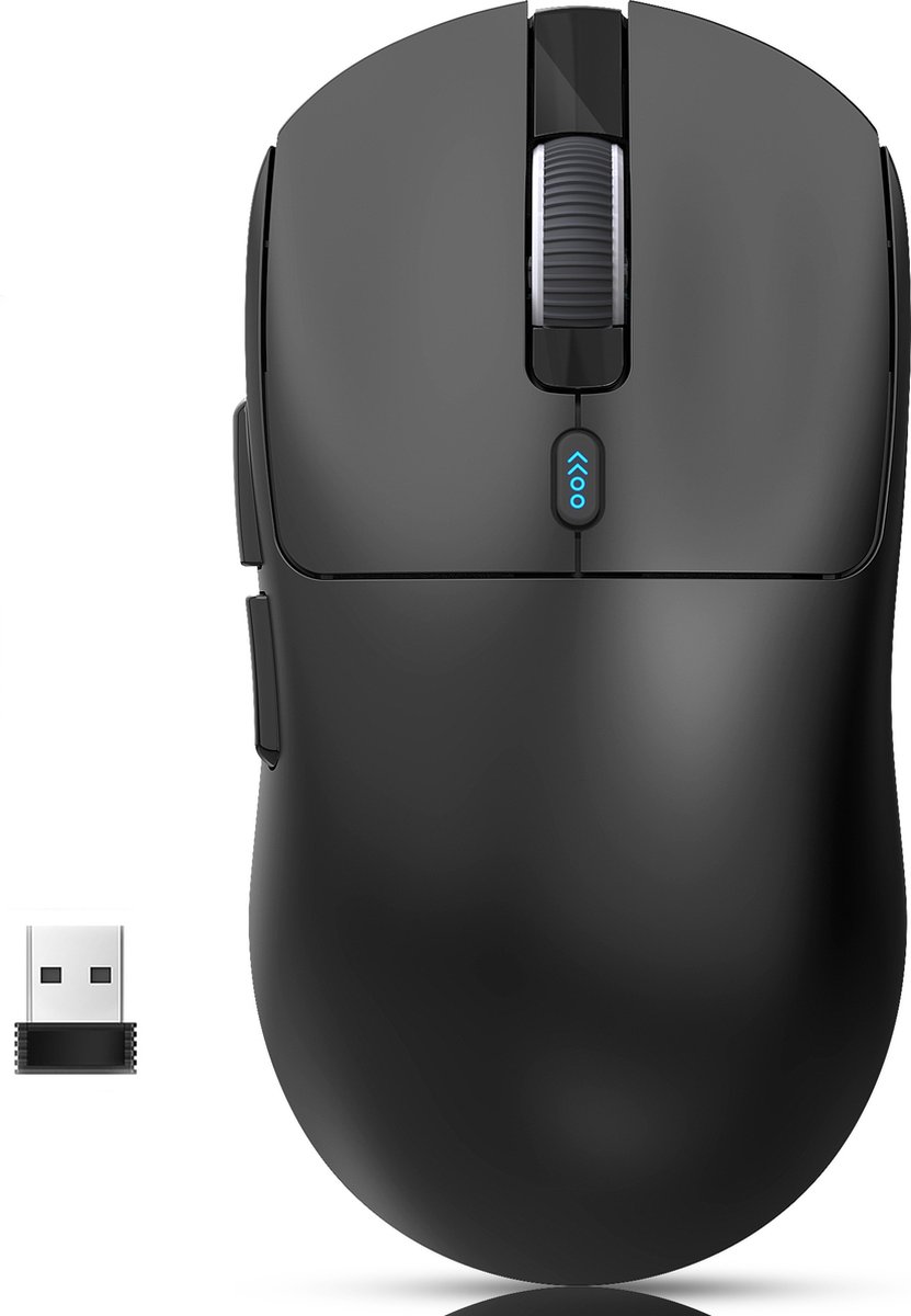 Fuegobird T68 - 2.4G Draadloze Gaming Muis - 12000DPI - PAW3311 - FPS/MOBA/MMO - Gaming muizen - Ultra licht - Zwart