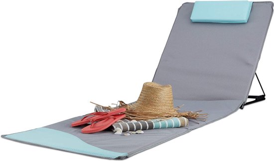 Outsunny Set van 2 opvouwbare strandmatten strandmatras met verstelbare rugleuning 5 posities, verstelbare hoofdsteun, Oxford-stof, draagtas inbegrepen, afmetingen: 124 x 53 x 35 - 45 cm Outsunny Set van 2 opvouwbare strandmatten strandmatras met verstelbare rugleuning 5 posities, verstelbare hoofdsteun, Oxford-stof, draagtas inbegrepen, afmetingen: 124 x 53 x 35 - 45 cm