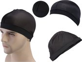 Cabantis Wave-Cap - Stretch - Durag - Hoofddeksel - Scooter Helm - Zwart