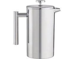 Maevory French Press Koffiemaker - Cafetière - Dubbelwandig - RVS - 350ml