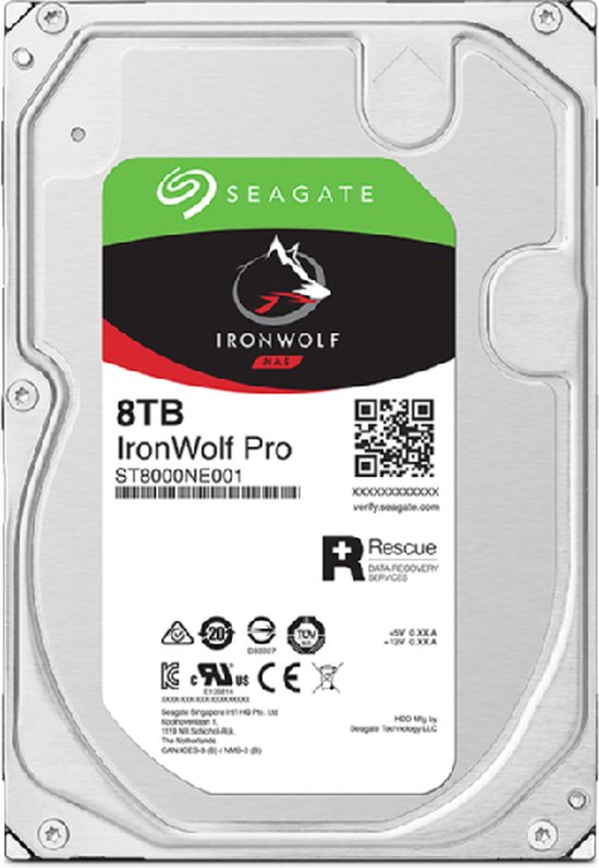 Seagate IronWolf Pro - Interne harde schijf - NAS HDD - 256MB Cache - 8 TB — afbeelding 4