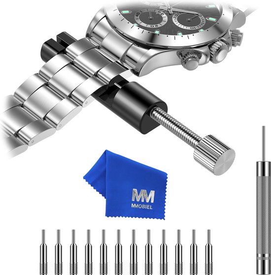 MMOBIEL Horlogeband inkorter Reparatiegereedschap Horloge met 12 Extra Pinnen Pin. bol