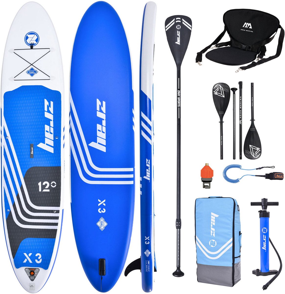 Zray X3 X-Rider Epic 12'0" Combo SUP opblaasbaar board