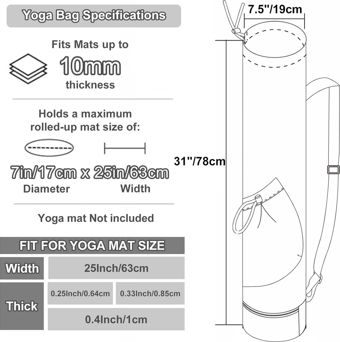 Yogamat Tas Drager Waterdicht thumbnail 2