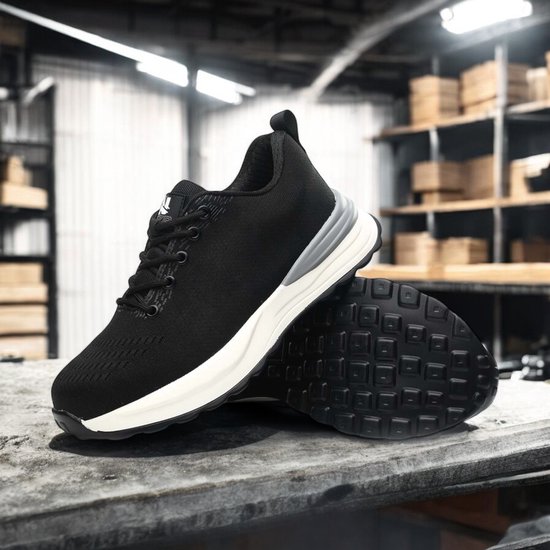 Nezr® Safety SBP Veiligheidsschoenen - Lichtgewicht Werkschoenen voor Dames en Heren - Stijlvolle Veiligheidssneakers - Maat 43