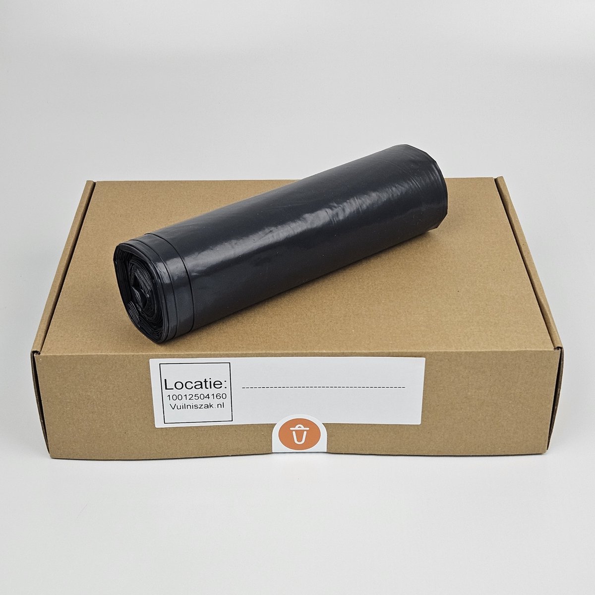 Zwarte vuilniszak - 4 rollen - 240 liter - 100cm x 125cm