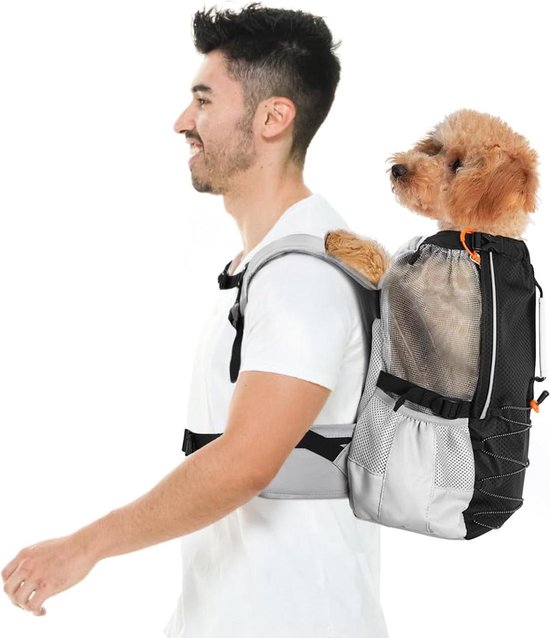 PETCUTE Hondenrugzak tuigje voor honden, hondenrugzak met