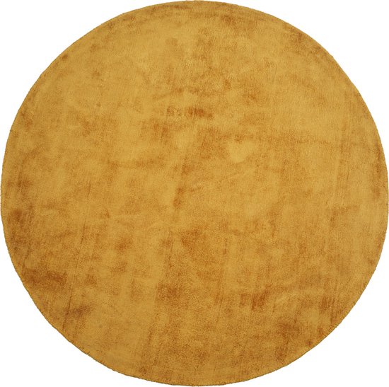 Dutch Style de vie Milan Konig moutarde - Viscose - Tapis - Ocre