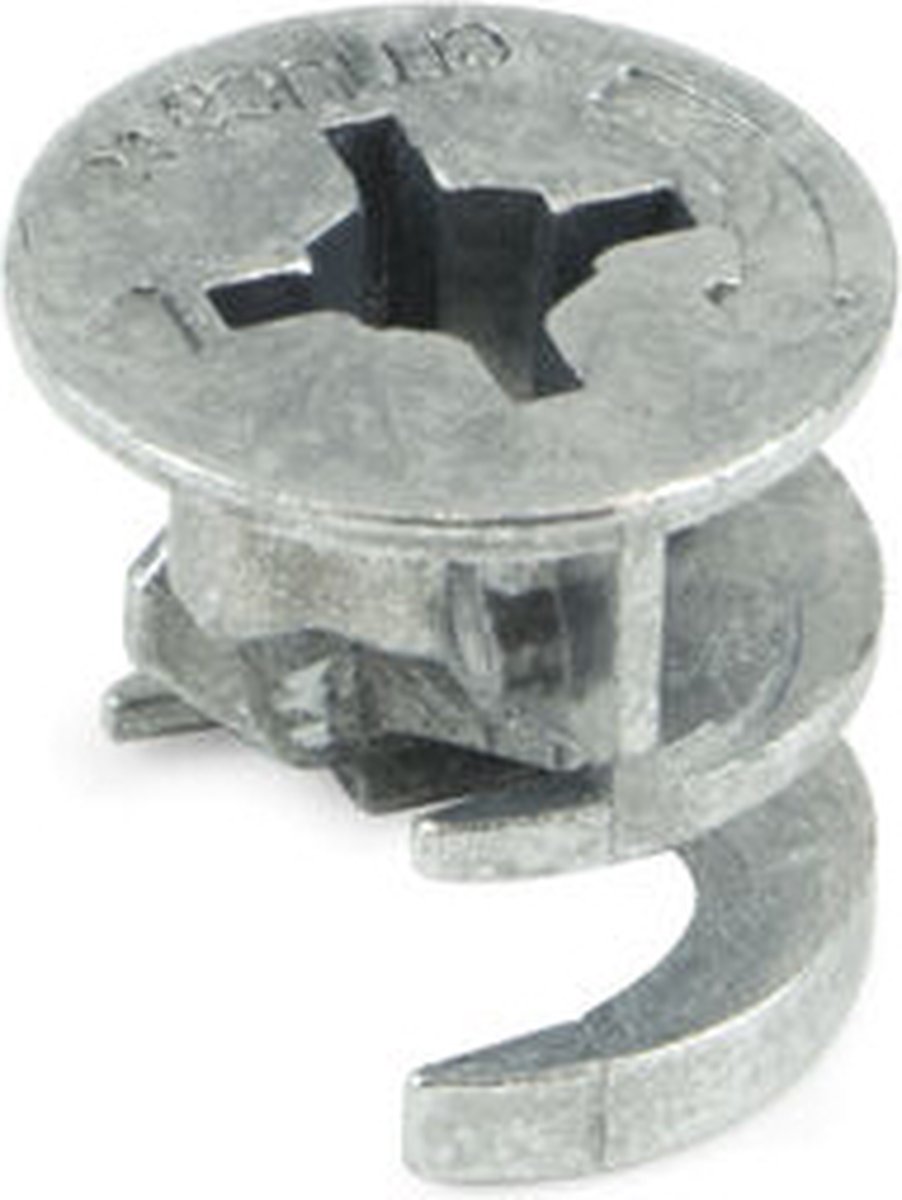 nok T15 diameter 15mm, 15, Zamak, Naturel Zamak per 100 stuks