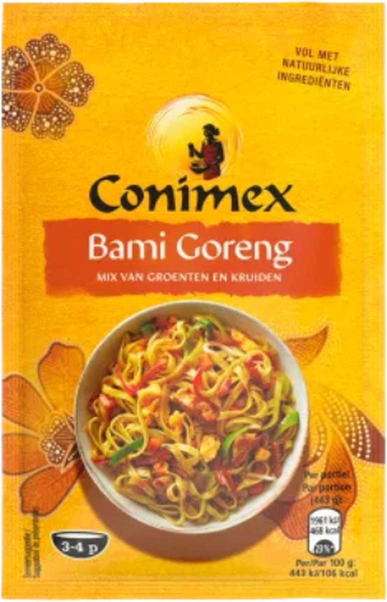 Goedkoopste Conimex - Kruidenmix - Bami Goreng - 10 x 43 gram