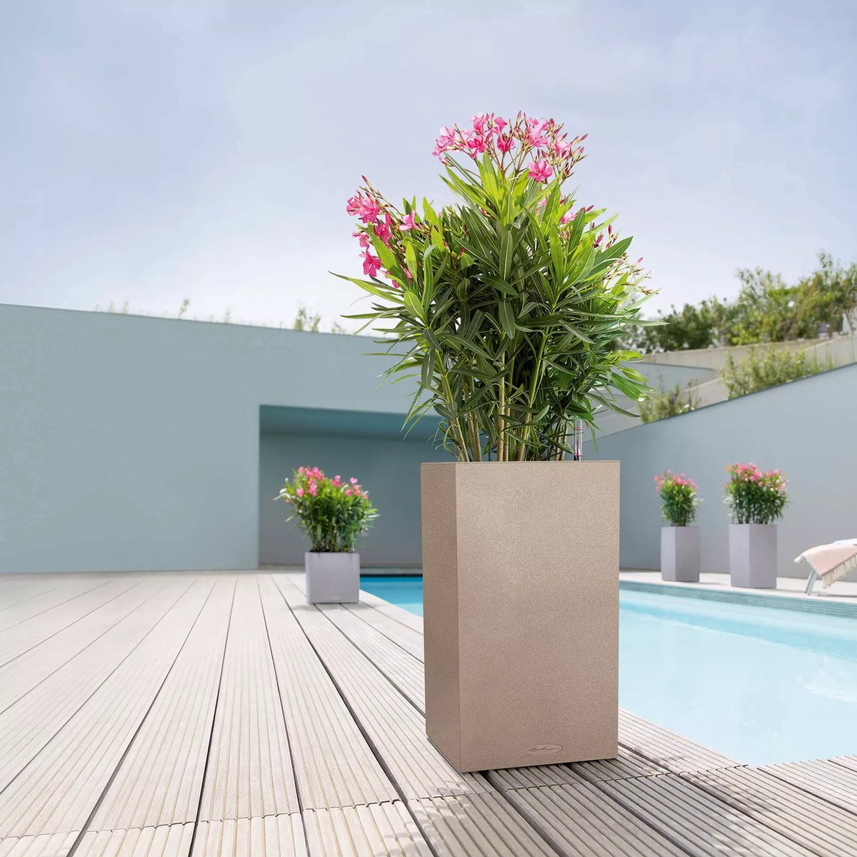 Lechuza Canto Stone 30 high - Planter - with removable inner pot