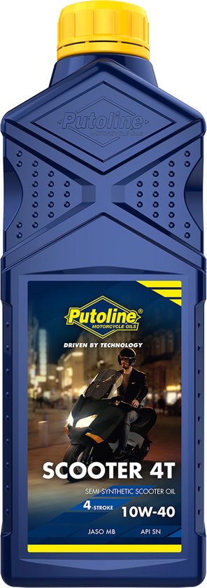 Motorolie 10w40 1 Liter Half Synthetisch Scooter 4T Putoline