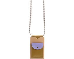 Sticky SIS - telefoonhoesje - il sole - kleuré - affogato beige + costa groen + zonsondergang lila