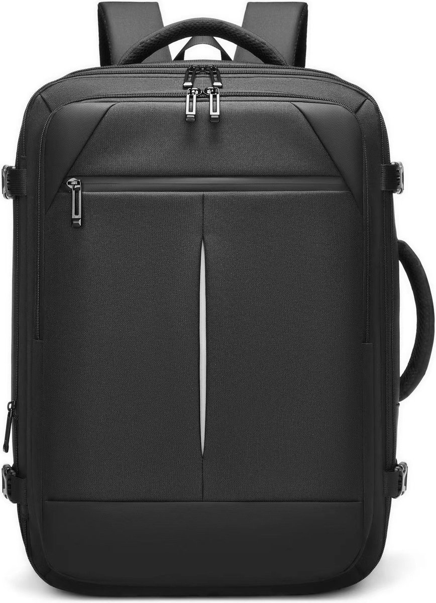 Rugzak Laptoptas 17 inch Schoudertas heren Handtas Waterdichte tas - Zwart