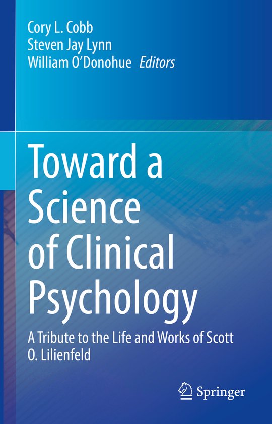 Toward a Science of Clinical Psychology - cover