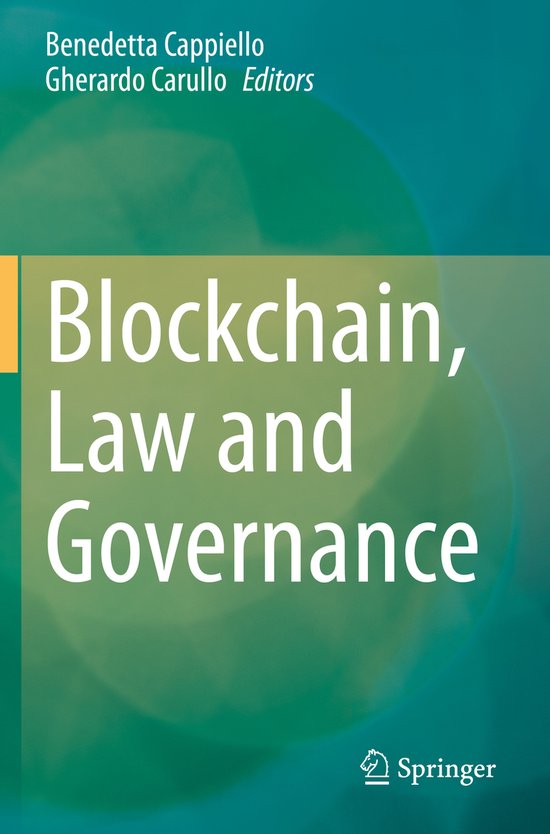 Blockchain Law and Governance - cover