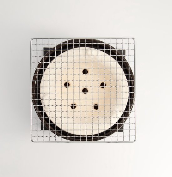 Konro Grill - Diatomite - Rond - 21.5x15.5cm van Merkloos — afbeelding 3