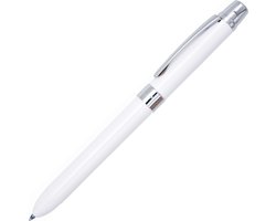 Penac ELE-001 - Wit - Multifunctie balpen - blauw en rode inkt 0.7mm - Vulpotlood 0.5mm